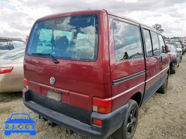 2001 VOLKSWAGEN EUROVAN MV WV2MB47011H078672 зображення 3