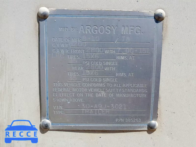 1979 ARGO TRAVELTRAI 30A9J3021 image 9