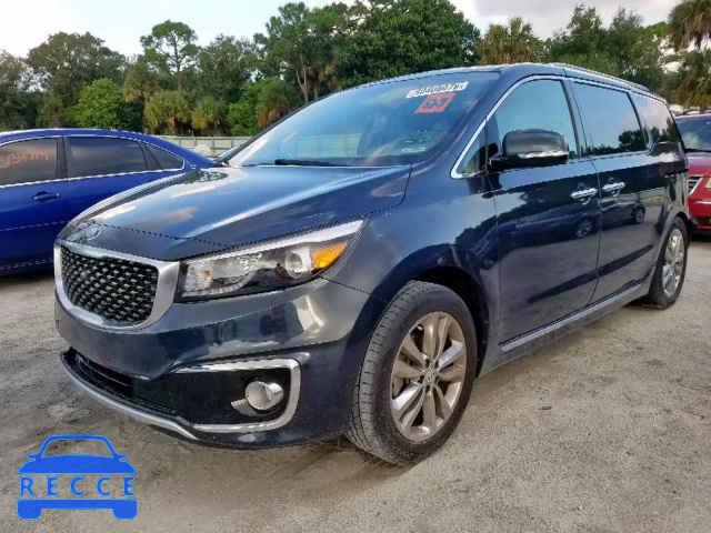 2016 KIA SEDONA SXL KNDME5C17G6182453 Bild 1