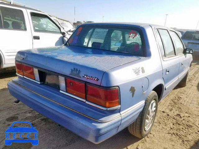 1992 DODGE SPIRIT 1B3XA46KXNF255305 image 3