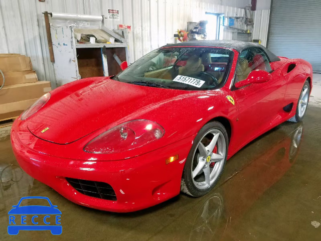 2003 FERRARI 360 SPIDER ZFFYT53A530133371 image 1