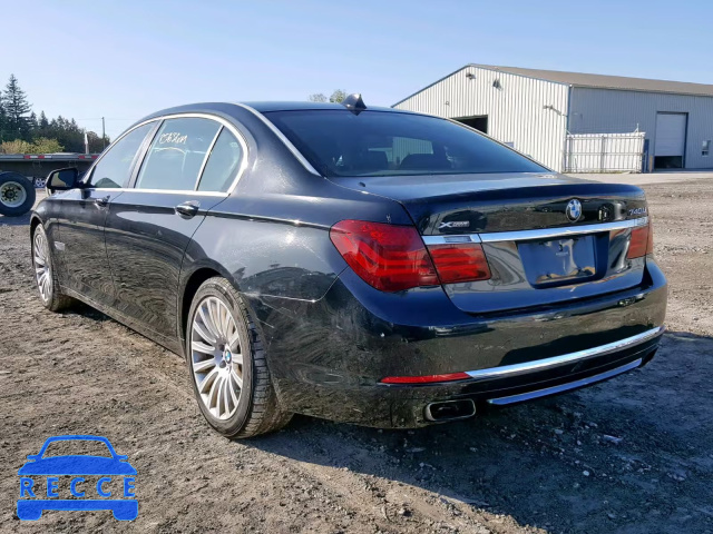 2013 BMW 740 LXI WBAYF4C57DDE23835 image 2