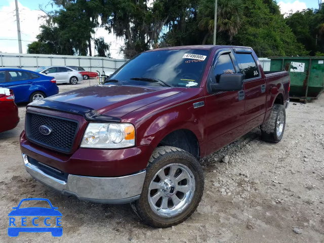 2004 FORD F150 CREW 1FTPW12534KB85036 зображення 1