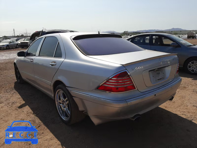 2001 MERCEDES-BENZ S 600 WDBNG78J81A205910 image 2