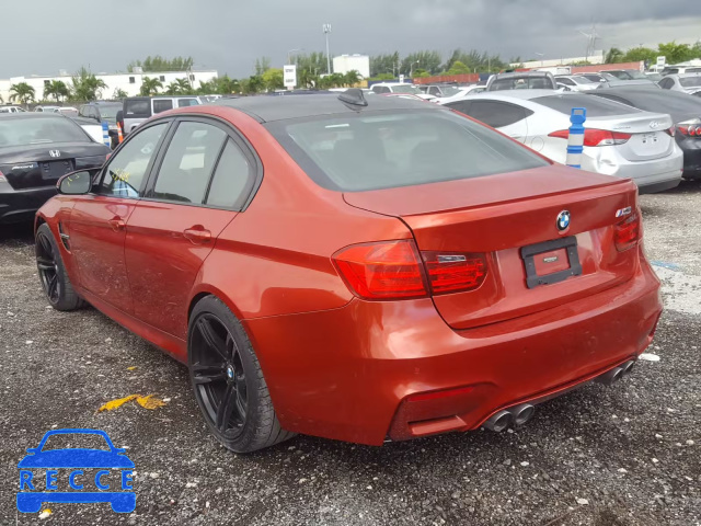 2015 BMW M3 WBS3C9C54FJ276256 image 2