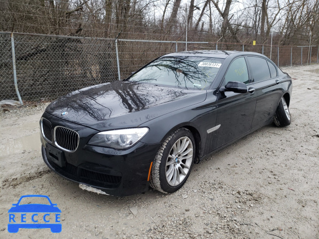 2014 BMW 740 LXI WBAYF4C51ED282193 зображення 1