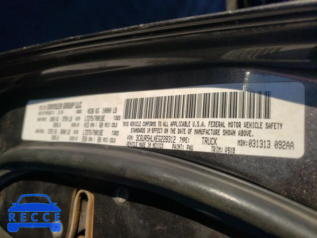 2014 DODGE RAM 3C6UR5HLXEG228312 Bild 9