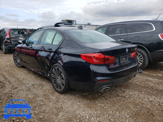 2020 BMW 530 I WBAJR3C09LCE31219 image 2