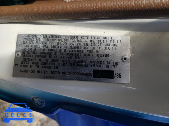 1986 TOYOTA PICKUP CAB JT5RN55R0G7000297 image 9
