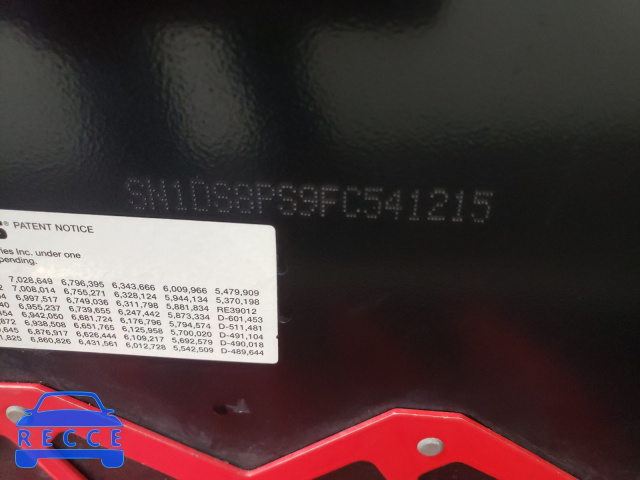 2015 POLARIS SWITCHBACK SN1DS8PS9FC541215 image 9