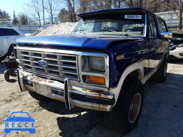 1986 FORD BRONCO U10 1FMEU15N5GLA53589 image 1