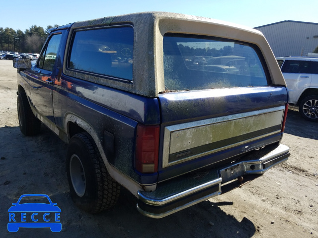 1986 FORD BRONCO U10 1FMEU15N5GLA53589 image 2