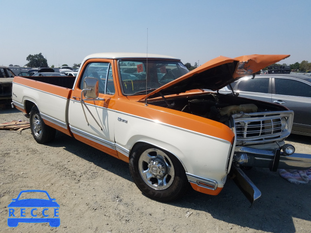 1976 DODGE D200 D24BD6S310355 зображення 0