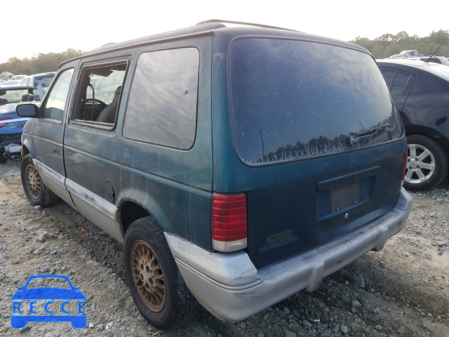 1995 PLYMOUTH VOYAGER SE 2P4GH4533SR114435 image 2