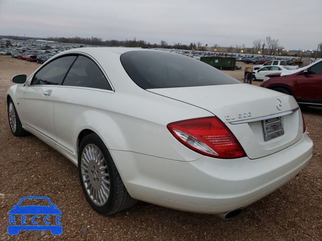 2007 MERCEDES-BENZ CL 600 WDDEJ76X17A004455 image 2