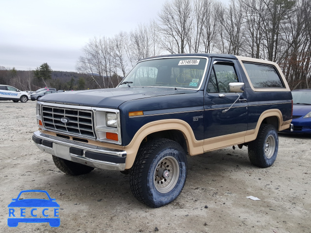 1986 FORD BRONCO U10 1FMEU15H3GLA44271 image 1