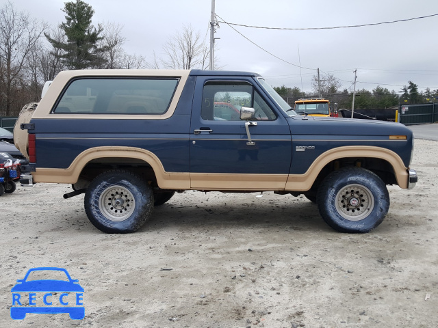 1986 FORD BRONCO U10 1FMEU15H3GLA44271 image 8