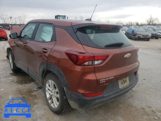 2021 CHEVROLET TRAILBLAZR KL79MNSLXMB017072 image 2