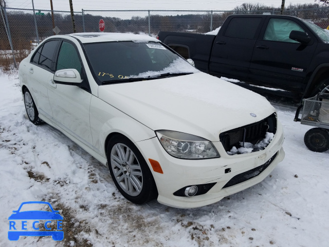 2009 MERCEDES-BENZ C CLASS WDDGF81X89F219179 зображення 0