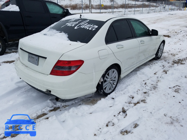 2009 MERCEDES-BENZ C CLASS WDDGF81X89F219179 image 3