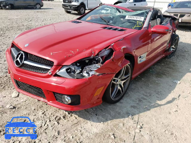 2009 MERCEDES-BENZ SL 63 AMG WDBSK70F79F154875 image 1