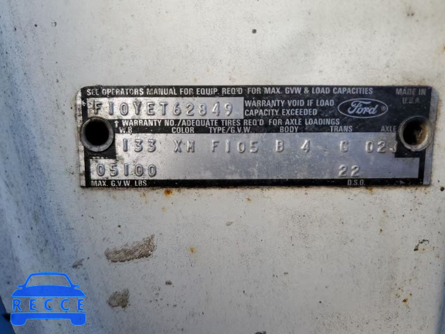 1974 FORD F10 F10YET62849 image 11