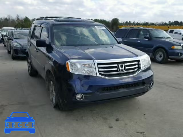 2013 HONDA PILOT EXLN 5FNYF4H77DB015578 image 0