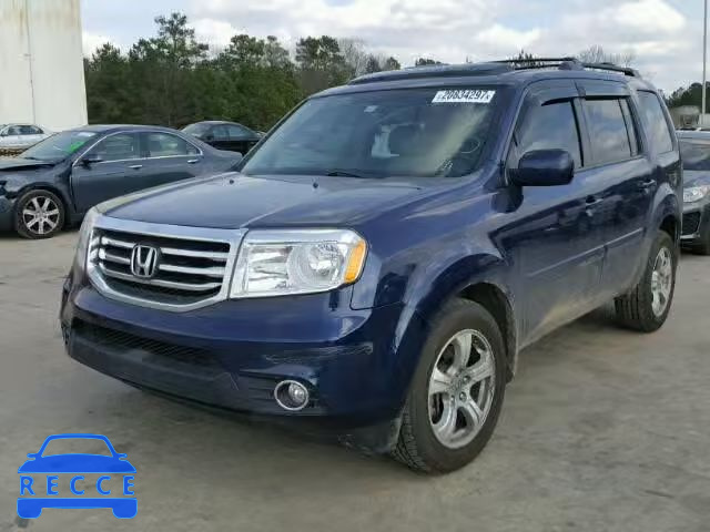 2013 HONDA PILOT EXLN 5FNYF4H77DB015578 image 1