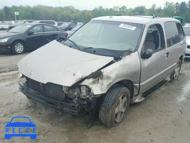 2002 NISSAN QUEST 4N2ZN16T12D802954 Bild 1