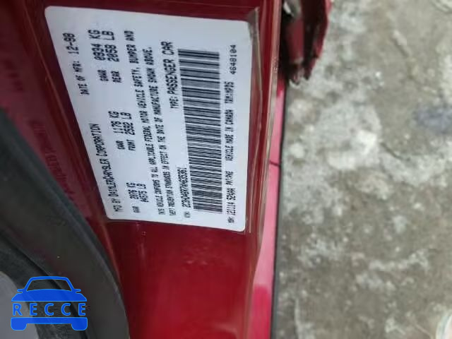 1999 CHRYSLER CONCORDE 2C3HD46R7XH635361 image 9