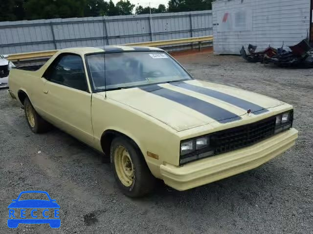 1984 CHEVROLET EL CAMINO 1GCCW80H2ER132373 image 0