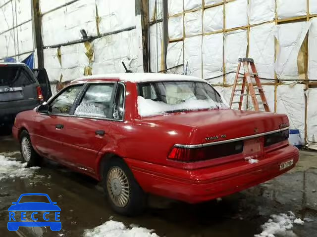 1992 MERCURY TOPAZ 2MEPM36UXNB635682 image 2