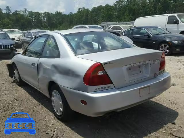 2002 MITSUBISHI MIRAGE JA3AY11A72U000453 image 2