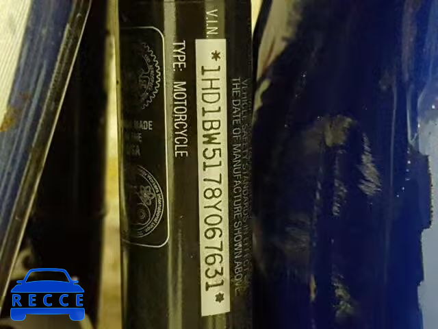 2008 HARLEY-DAVIDSON FLSTC 1HD1BW5178Y067631 image 9