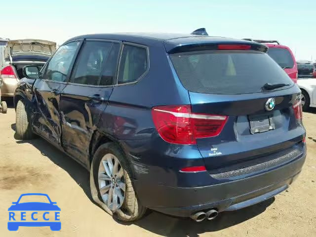 2013 BMW X3 5UXWX9C50D0D02347 Bild 2