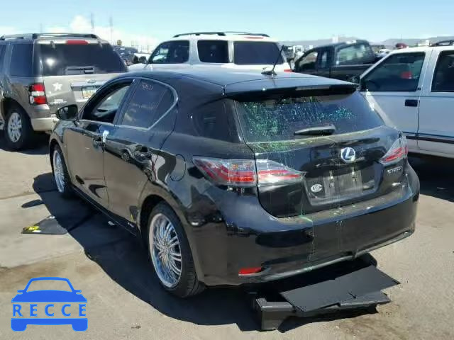 2011 LEXUS CT JTHKD5BH5B2044370 зображення 2