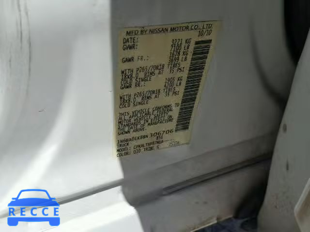 2011 NISSAN TITAN 1N6BA0EK8BN306706 image 9