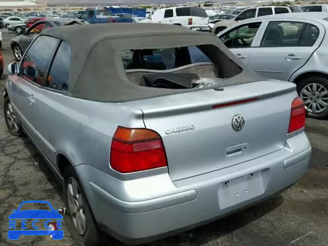 2002 VOLKSWAGEN CABRIO 3VWDC21V82M806034 image 2