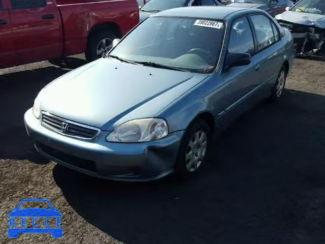 2000 HONDA CIVIC BASE 2HGEJ6616YH572818 Bild 1