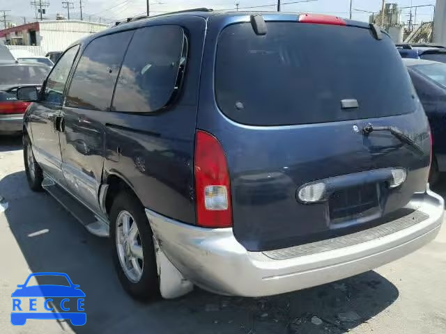 2001 NISSAN QUEST 4N2ZN16T41D813364 Bild 2