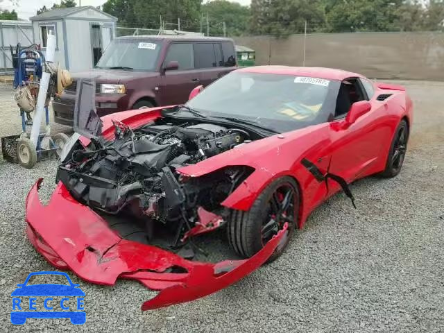 2017 CHEVROLET CORVETTE 1G1YB2D72H5108837 Bild 1