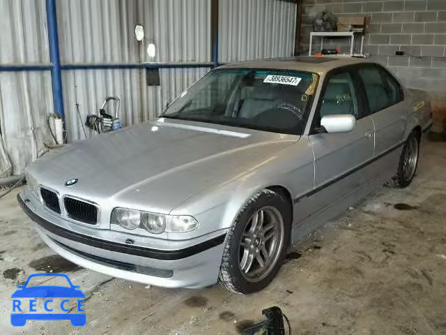 2000 BMW 740 WBAGG8348YDN77299 image 1