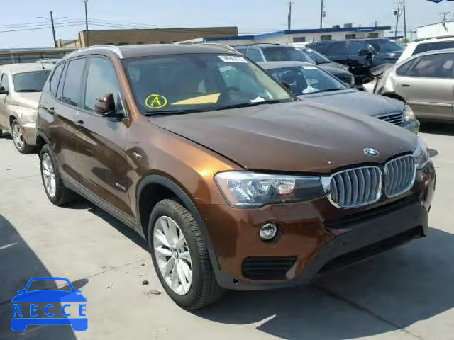 2017 BMW X3 5UXWX9C54H0D96738 image 0