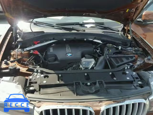 2017 BMW X3 5UXWX9C54H0D96738 image 6