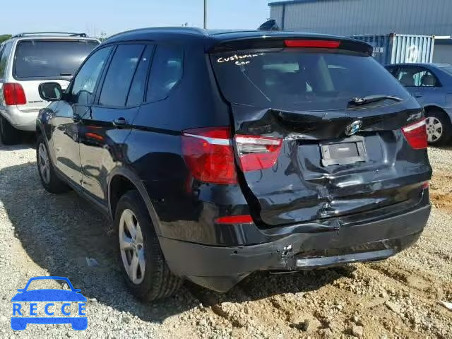 2012 BMW X3 5UXWX5C55CL718350 зображення 2