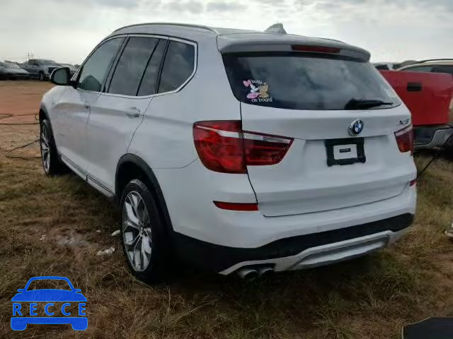 2016 BMW X3 5UXWX7C51G0R16801 зображення 2