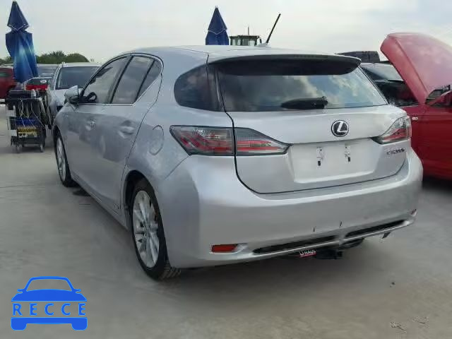 2011 LEXUS CT JTHKD5BH7B2021253 image 2