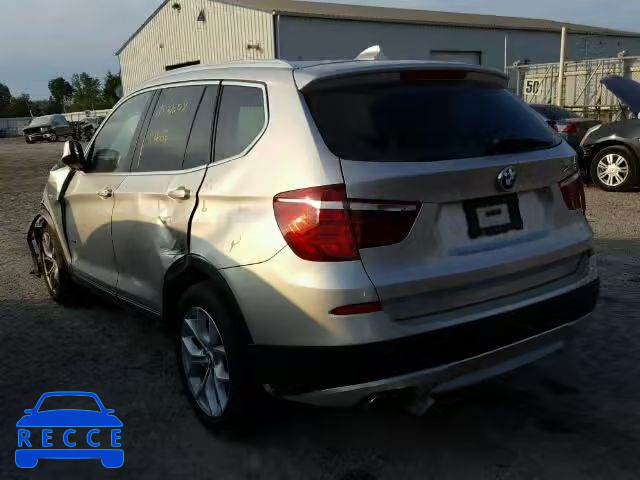 2014 BMW X3 5UXWX9C59E0D10206 зображення 2