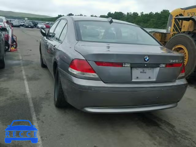 2004 BMW 745 WBAGN63454DS46068 image 2