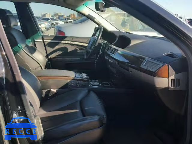 2007 BMW 750 WBAHN83587DT67741 image 4